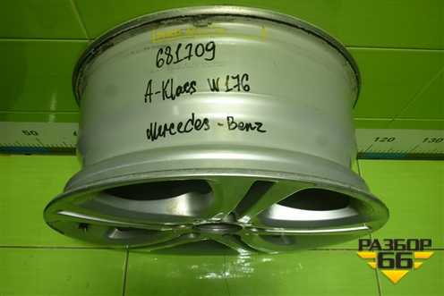 Диск колёсный литой  R17 EJ7,5 5x112 ET52,5 Ц.О.66,6 (A2464010100) для Mercedes Benz A180/200/250 W176 с 2012 (А)