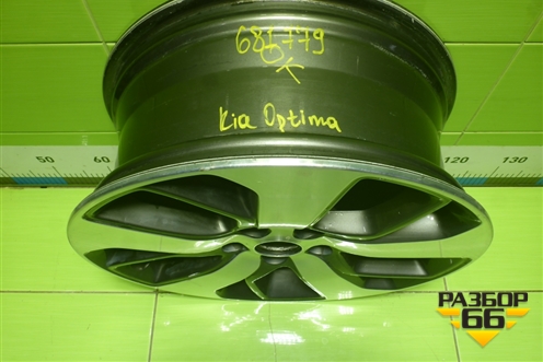 Диск колёсный литой  R18 EJ7,5 5x114.3 ET52,5 Ц.О.67,1 (52910D4330) для Kia Optima с 2015г (Оптима 4)