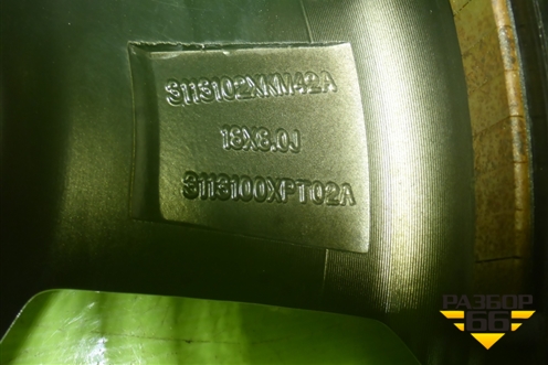 Диск колёсный литой  R18 EJ8 6x139.7 ET36 Ц.О.100,1 (3113102XKM42A) для Tank 400 с 2023-2025г