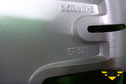 Диск колёсный литой (новый) R17 EJ6,5 5x108 ET52,5 Ц.О.63 (0020920) для Ford Mondeo 3 с 2000-2007г