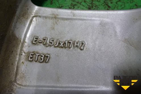 Диск колёсный литой  R17 EJ7,5 5x112 ET37 Ц.О.66,5 (4G0071497) для Audi A6 (C7) с 2011-2018г