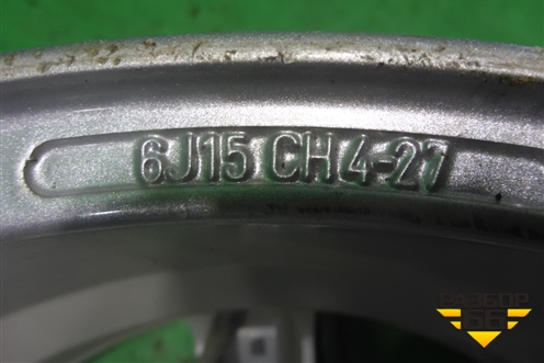 Диск колёсный литой  R15 EJ6 4x108 ET27 Ц.О.65 (9649523180) для Peugeot 1007 с 2005г