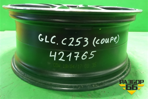 Диск колёсный литой (AMG) R21 EJ8,5 5x112 ET40 Ц.О.66,6 (A2534012000) для Mercedes Benz GLC-Klass C253 COUPE с 2016г