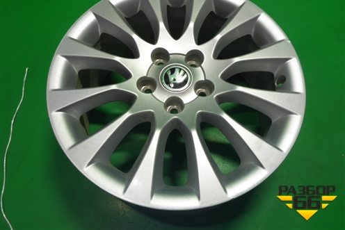 Диск колёсный литой (новый) R17 EJ7,5 5x112 ET49 Ц.О.57,1 (3T0601025G) для Skoda Superb с 2008-2015г (Суперб)