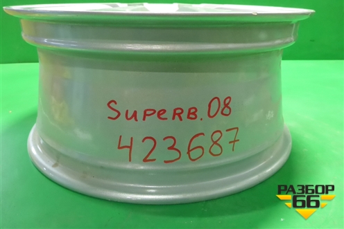 Диск колёсный литой (новый) R17 EJ7,5 5x112 ET49 Ц.О.57,1 (3T0601025G) для Skoda Superb с 2008-2015г (Суперб)