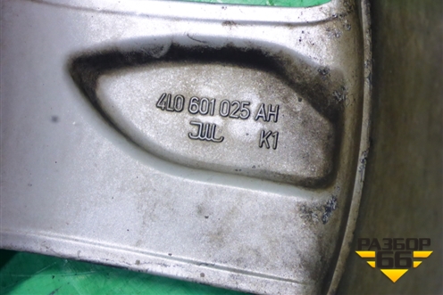 Диск колёсный литой  R19 EJ8,5 5x130 ET62 Ц.О.71,6 (4L0601025AH) для Audi Q7 c 2005-2015г