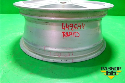 Диск колёсный литой  R15 EJ6 5x100 ET38 Ц.О.57,1 (5JJ601025) для Skoda Rapid с 2013г