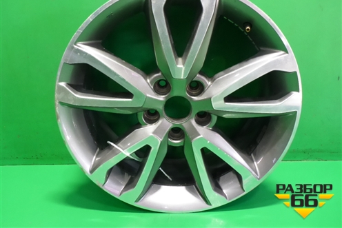Диск колёсный литой  R18 EJ7,5 5x114.3 ET49,5 Ц.О.67,1 (529102W180) для Hyundai Santa Fe с 2012г