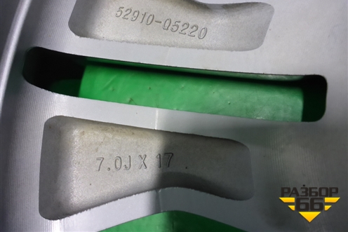 Диск колёсный литой  R17 EJ7 5x114.3 ET50 Ц.О.67,1 (52910Q5220) для Kia Seltos с 2019г