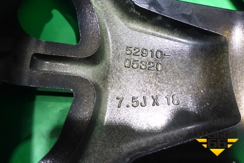 Диск колёсный литой  R18 EJ7,5 5x114.3 ET52 Ц.О.67,1 (52910Q5320) для Kia Seltos с 2019г