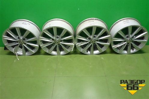 Диски колёсные литые (комплект)  R17 EJ7 5x112 ET43 Ц.О.57,1 (5N0601025S) для Volkswagen Tiguan с 2011-2016г