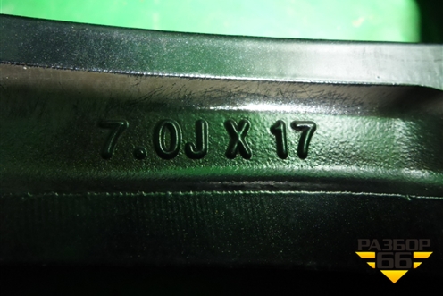 Диск колёсный литой  R17 EJ7 5x114.3 ET50 Ц.О.67,1 (52910K0200) для Kia Soul с 2019-2024г