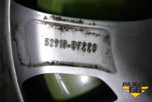 Диски колёсные литые (комплект)  R17 EJ7 5x114.3 ET51 Ц.О.67,1 (52910D7220) для Hyundai Tucson с 2015-2022г