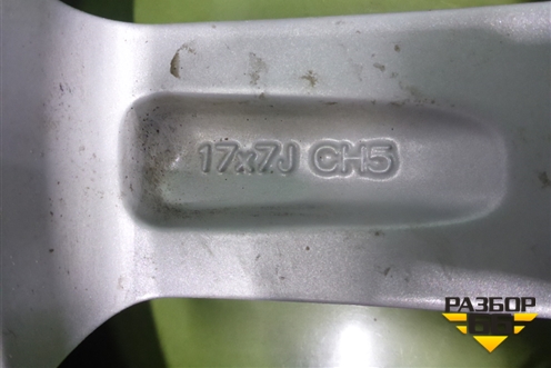 Диски колёсные литые (комплект)  R17 EJ7 5x114.3 ET45 Ц.О.66,1 (D03004CE1A 403004EA1B) для Nissan Qashqai (J11E) с 2013г