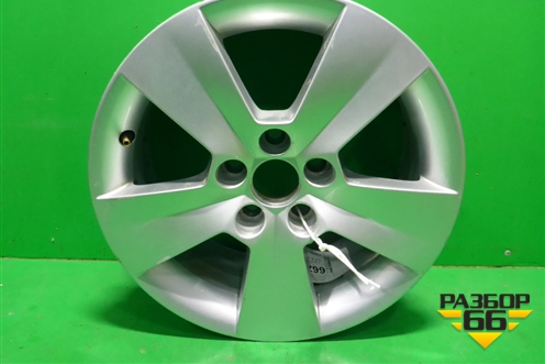 Диск колёсный литой  R15 EJ6 5x100 ET38 Ц.О.57,1 (5JA601025L) для Skoda Rapid с 2013г