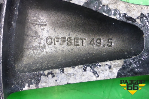 Диск колёсный литой  R18 EJ7,5 5x114.3 ET49,5 Ц.О.67,1 (529102W300) для Hyundai Santa Fe с 2012г