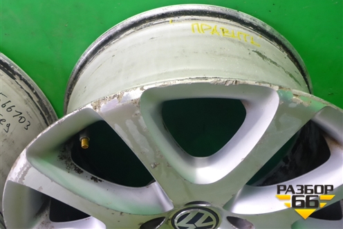 Диски колёсные литые (комплект)  R19 EJ9 5x130 ET60 Ц.О.71,5 (7L6601025AM) для Volkswagen Touareg c 2002-2010г