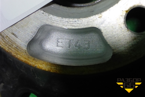 Диск колёсный литой  R17 EJ7 4х100 ET43 Ц.О.60,1 (8450021649) для VAZ XRAY с 2016г
