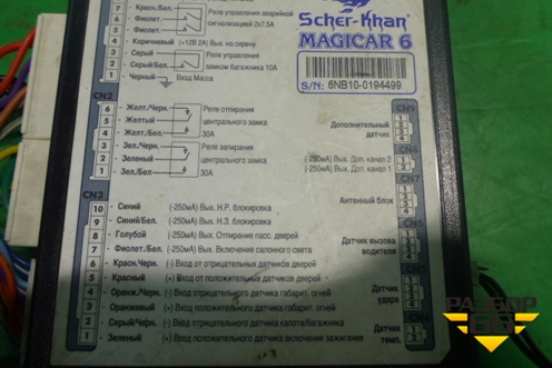 Блок сигнализации (Scher-Khan magicar 6)