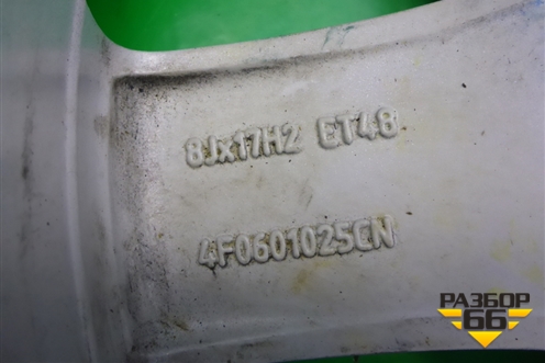 Запасное колесо полноразмерное PIRELLI PZERO ROSSO 245/45 R17 (Лето) EJ8 5x112 ET48 Ц.О.57,1 (4F0601 (4F0601025CN)