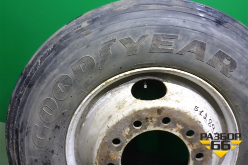 Колесо комплектом (шина+диск)  Goodyear G357 315 R22,5 (ЗимаЛето)