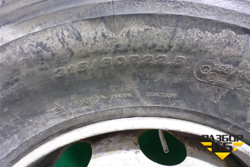 Колесо комплектом (шина+диск)  Firestone 315/80 R22,5 (ЗимаЛето)
