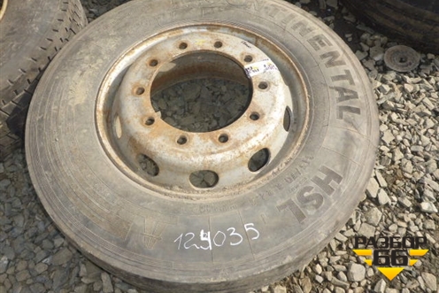 Колесо комплектом (шина+диск)  CONTINENTAL HSL1 315/70  R22,5 (Лето) EJ0  ET0 Ц.О.0