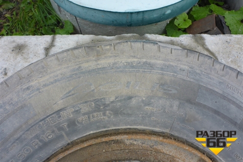 Колесо комплектом (шина+диск)  Michelin R16 (Лето) EJ7,5