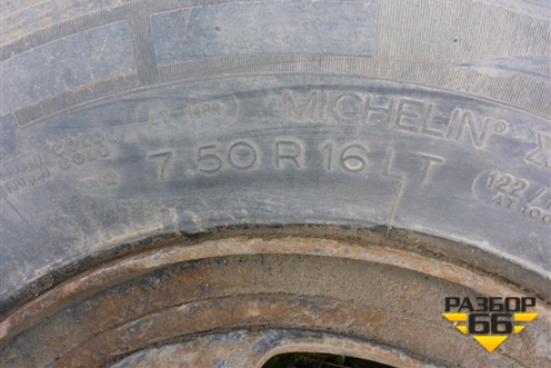Колесо комплектом (шина+диск)  Michelin R16 (Лето) EJ7,5