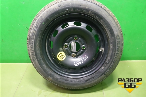 Запасное колесо полноразмерное Bridgestone B391 175/65 r14 82T 175/65 R14 (Лето) EJ5,5 4x108 ET47,5 для Ford Fusion с 2002г