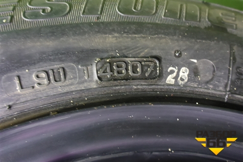 Запасное колесо полноразмерное Bridgestone B391 175/65 r14 82T 175/65 R14 (Лето) EJ5,5 4x108 ET47,5 для Ford Fusion с 2002г