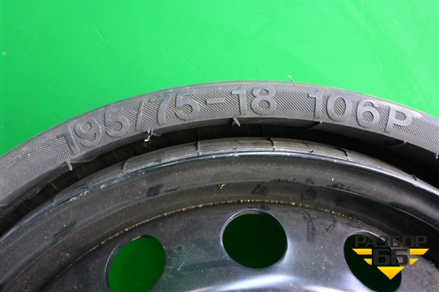 Запасное колесо докатка  195/75 R18 (Лето) EJ6,5 5x130 ET53 Ц.О.71 (7L0601027A) для Volkswagen Touareg c 2002-2010г
