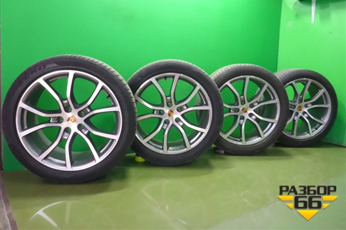 Колеса комплектом (шина+диск) Разноширокие Pirelli P Zero 109Y / 315/35 111Y / J-11, ET49 285/40 R21 для Porsche Cayenne с 2017г (9Y0601025BH)