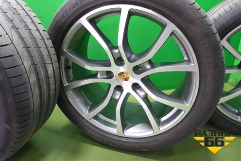 Колеса комплектом (шина+диск) Разноширокие Pirelli P Zero 109Y / 315/35 111Y / J-11, ET49 285/40 R21 для Porsche Cayenne с 2017г (9Y0601025BH)