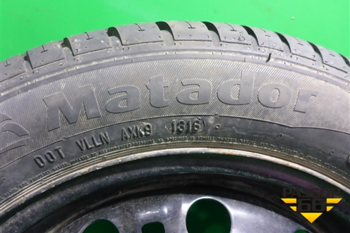 Запасное колесо полноразмерное Matador Elite3 85H 195/55 R15 (Лето) EJ6 5x100 ET38 Ц.О.57,1 (6R06010 (6R0601027)