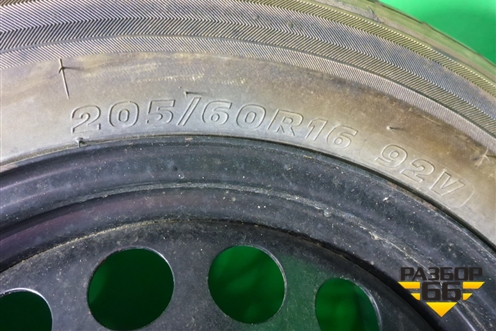 Запасное колесо полноразмерное Kumho Solus KH17 92V 205/60 R16 (Лето) EJ6,5 5x105 ET39 Ц.О.56,6
