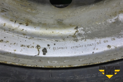 Колесо комплектом (шина+диск)  Bridgestone M840 evo 315/80 R22,5 () EJ9