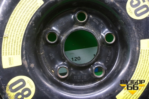 Запасное колесо докатка  195/75 R18 (Лето) EJ6,5 5x130 ET53 Ц.О.71 (7L0601027A) для Volkswagen Touareg c 2002-2010г