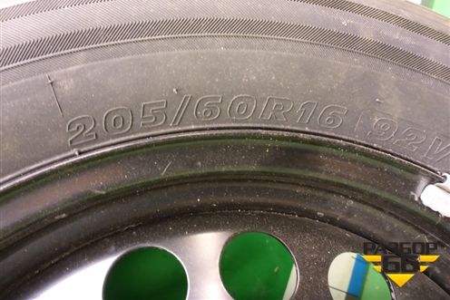 Запасное колесо полноразмерное  205/60 R16 (Лето) EJ6,5 5x114.3 ET39 Ц.О.56,6 для Chevrolet Cruze c 2009-2015г