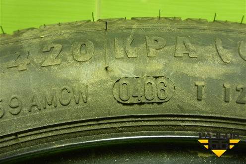 Запасное колесо докатка  125/70 R16 (Лето) ET25,5 (1K0601027F) для Volkswagen Golf V с 2003-2009г