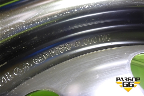 Запасное колесо полноразмерное  185/65 R15 (Лето) EJ6 4х100 ET48 Ц.О.54,1 (529104L000) для Hyundai Solaris с 2010-2016г