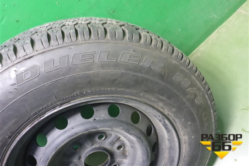 Запасное колесо полноразмерное Bridgestone Dueler H/T 689 110/108R 205 R16 (Лето) 6x139.7 Ц.О.67,1 для Mitsubishi L 200 c 2006-2015г