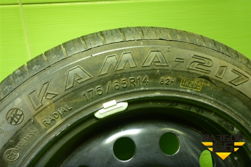 Запасное колесо полноразмерное  175/65 R14 (Лето) 4х98 ET35 Ц.О.58,6 для VAZ Granta / Гранта