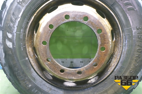 Колесо комплектом (шина+диск)  Powertrac PowerPlus 315/70 R22,5 (ЗимаЛето) EJ9