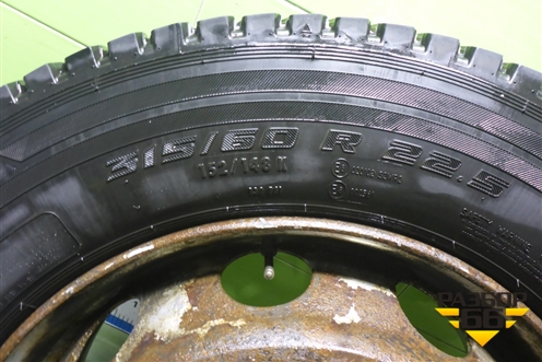 Колесо комплектом (шина+диск)  Кама NR201 315/60 R22,5 (Лето) EJ9