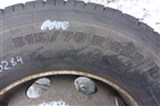 Колесо комплектом (шина+диск)  Karmaran 315/70  R22,5 () EJ0  ET0 Ц.О.0