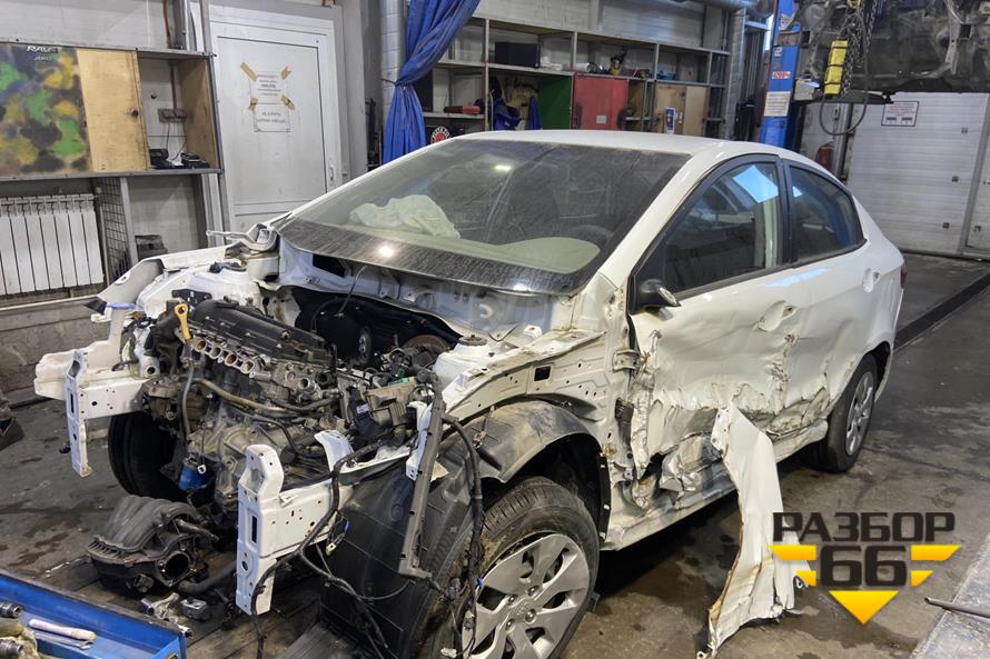 Поступил в разбор Kia RIO 2013г 1.6л МКПП двс G4FC