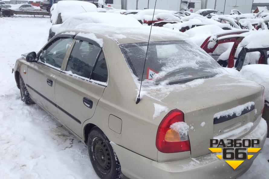 Поступил в разбор Hyndai Accent 2004 1.5 MКПП 102л.с двс G4EC