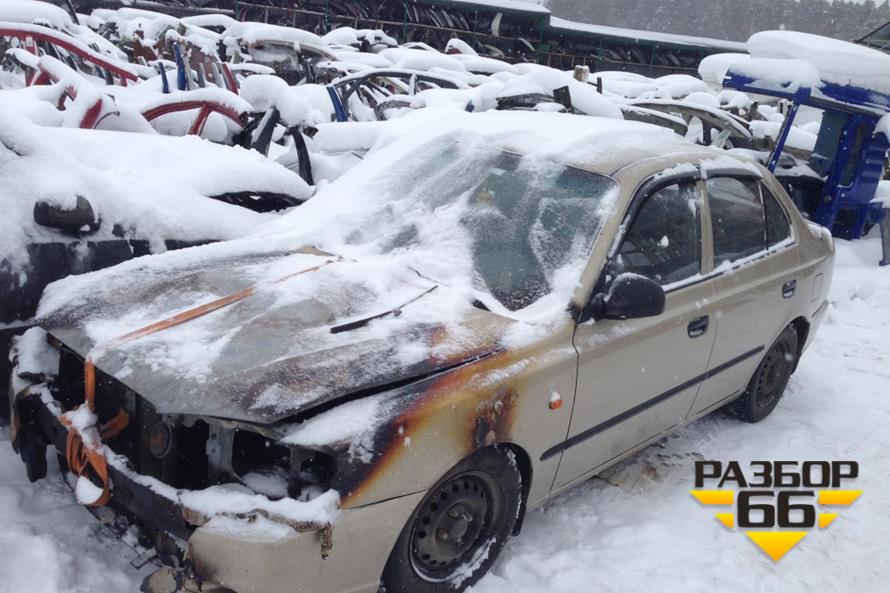 Поступил в разбор Hyndai Accent 2004 1.5 MКПП 102л.с двс G4EC