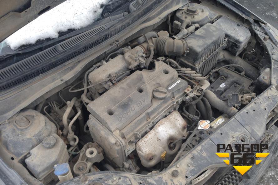 Поступил в разбор KiA RiO 2010 АКПП 1.4 95л.с  двс G4EE